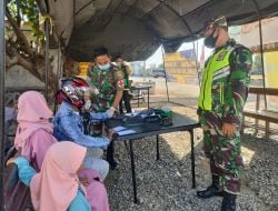 Batalyon Vaksinator Layani Vaksinasi di Pelabuhan Penyebrangan Poto Tano