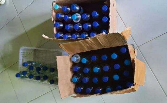 Puluhan Botol Miras Diamankan