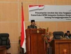 Bupati Sumbawa Jawab Pandangan Umum Fraksi DPRD
