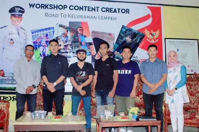 workshop conten creator kelurahan lempeh