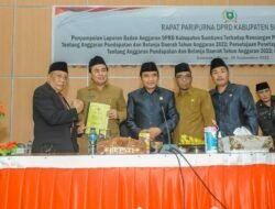 Ranperda Perubuhan ABPD 2022 Disetujui, Pemda Sumbawa Segera Kirim ke Gubernur
