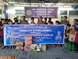 Peringati HUT Lantas ke-67, Polres Sumbawa Berbagi Sembako