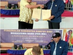 Rektor UNSA dan Bupati Sumbawa Teken MoU GNRM