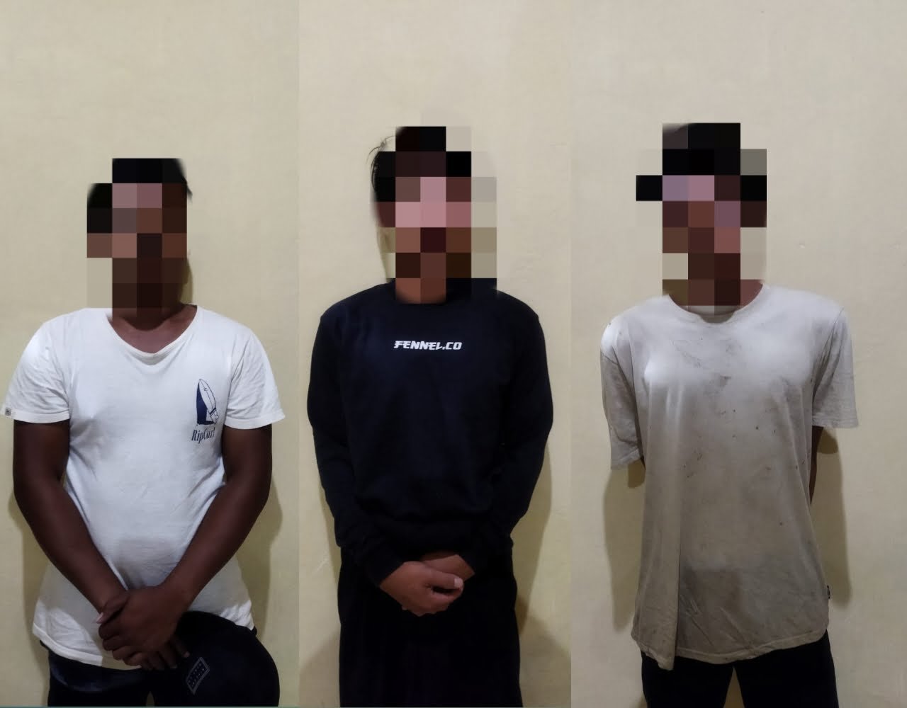 Tiga Terduga Pencuri Motor WNA Diringkus Polisi