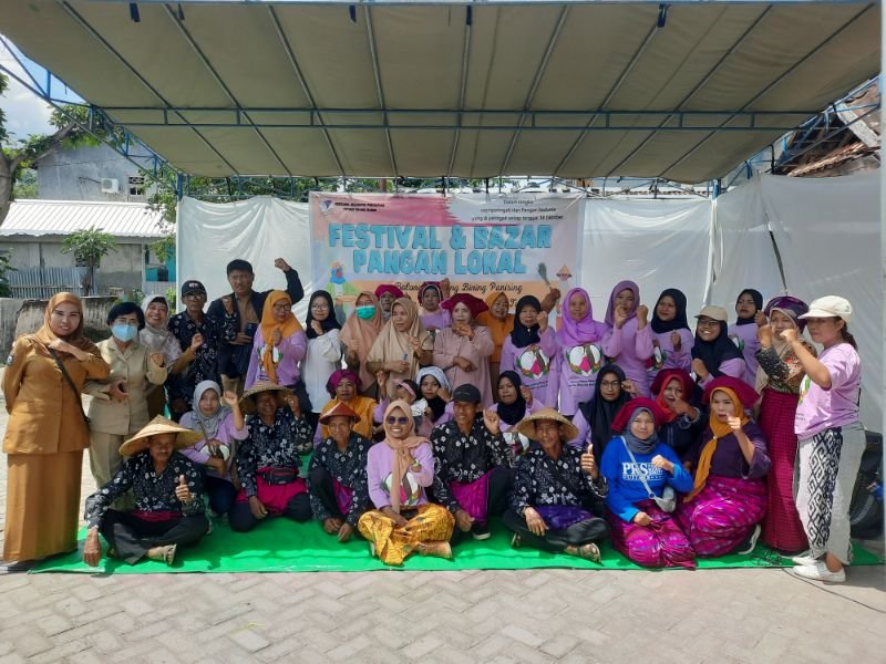 SP Sumbawa Bersama Perempuan Petani Desa Pelat Lastarikan Pangan Lokal