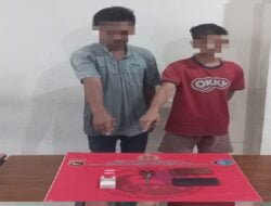 Dua Terduga Pelaku Narkoba Digiring ke Polres Sumbawa