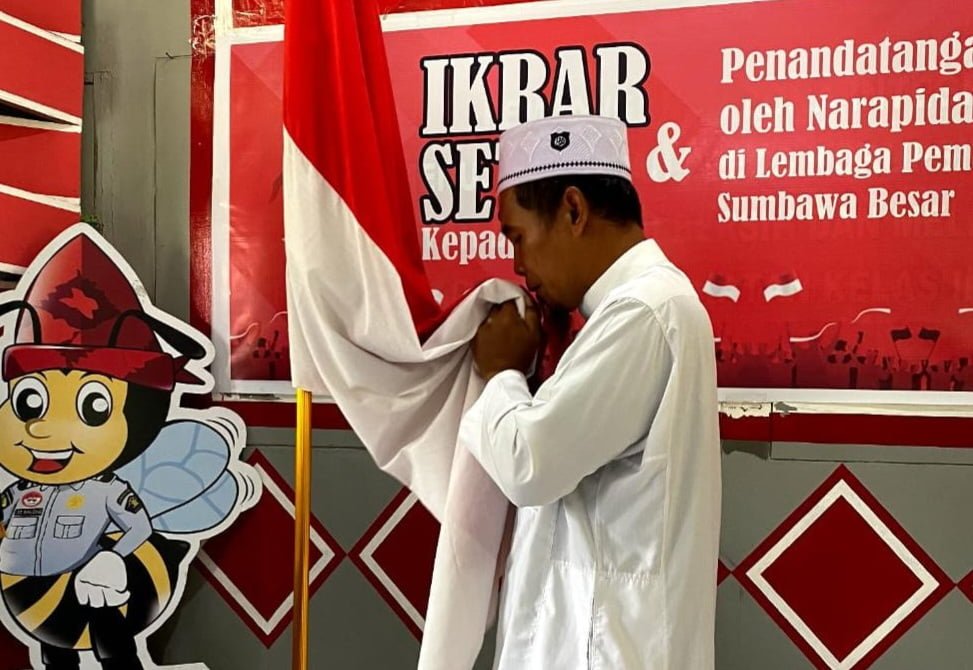 Narapidana Terorisme Thamrin di Lapas Sumbawa Ikrar Setia Pada NKRI