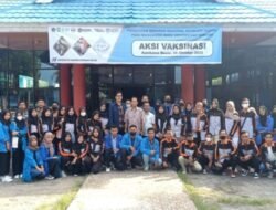 MAHASISWA BARU UNSA WUJUDKAN GERAKAN INDONESIA BERSATU MELALUI AKSI VAKSINASI: PULIH LEBIH CEPAT, BANGKIT LEBIH KUAT