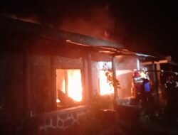 Terdengar Suara Ledakan, Bengkel di Karang Dima Hangus Terbakar