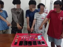 5 Orang Terduga Pelaku Narkoba Diamankan Polisi