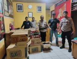 Polisi Amankan 600 Botol Miras