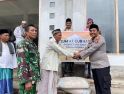 Jumat Curhat, TNI – Polri Bantu Pembangunan Masjid di Poto Tano