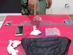 43,23 Gram Sabu Diamankan ke Polres Sumbawa
