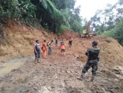 BPBD Sumbawa Tangani Titik Longsor di Ruas Jalan Pelita – Baturotok