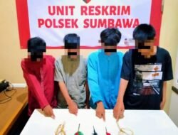 Bawa Ketapel Panah, 4 Pelajar Diamankan Polsek Sumbawa