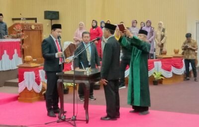 Paripurna PAW, Ahdar Dilantik Jadi Anggota DPRD Sumbawa Sisa Masa Jabatan 2019-2024