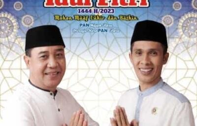 Keluarga Besar DPP PAN Sumbawa Mengucapkan Selamat Hari Raya IdulFitri 1444 H