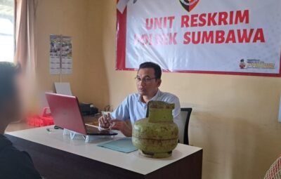 Diduga Curi Tabung Gas, Pelajar Ini Diamankan ke Polsek Sumbawa