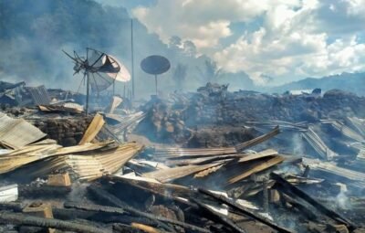 Puluhan Rumah Warga di Musuk Batulanteh Terbakar