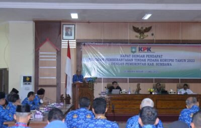 Pemda Sumbawa RPD Program Pemberantasan Korupsi Terintegrasi