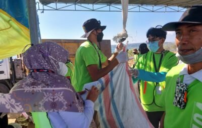 DLH Tangani 7,2 Ton Sampah MXGP Samota 2023