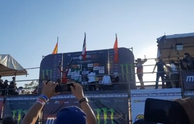 Romain Febvre Podium Pertama MXGP Samota 2023