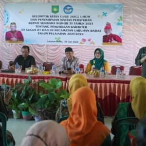 KKG Gugus 01 dan 02 Labuhan Badas, Bupati Beri Pesan Pada Peserta