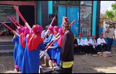 Masyarakat Desa Lamenta Hidupkan Tradisi Nuja Rame Galang Dana Pembangunan Masjid
