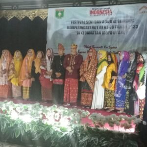 Sambut HUT ke-78 RI, Kecamatan Moyo Utara Gelar Festival Seni dan Budaya Samawa
