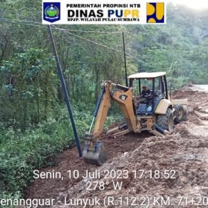 BPJP Pulau Sumbawa Tangani Ruas Jalan Lenangguar – Lunyuk dan Benete – Sejorong