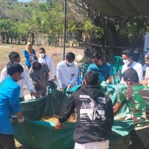 KKL UNSA Labuhan Sangoro Berdayakan Masyarakat Melalui Pembuatan Pupuk Kompos