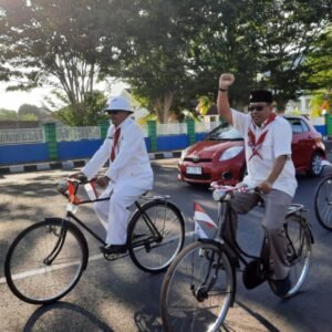 Meriahkan HUT ke-78 RI, PUSAKA Samawa Parade Keliling Kota