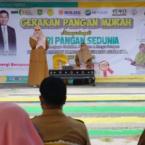 Jaga Ketahanan Pangan dan Stabilisasi Harga, Pemda Sumbawa Buka Pasar Murah