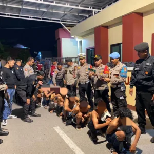 Sekelompok Remaja Bawa Ketapel Panah Diamankan ke Polres Sumbawa