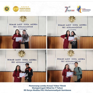 Mahasiswa Fisika FKIP UNSA Juara Lomba Video Kreasi Tiktok HUT RS Muhammadiyah Sumbawa