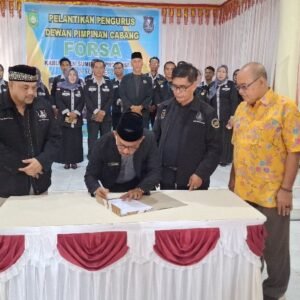 Disaksikan Vicky Irama, Pengurus DPC FORSA Kabupaten Sumbawa Masa Baksi 2023-2028 Resmi Dilantik