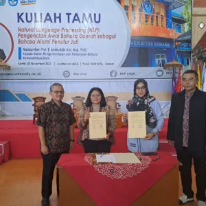 FKIP UNSA dan Kantor Bahasa NTB Tanda Tangan Kontrak Kerja Sama