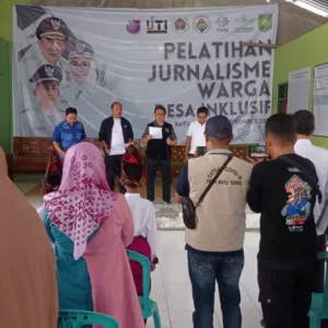 Masyarakat Desa Inklusi Batu Tering Deklarasi Pemilu Damai