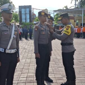 Amankan Nataru 2023 – 2024, Polres Sumbawa Gelar Pasukan Operasi Lilin Rinjani