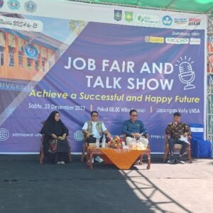 Job Fair & Talk Show Dies Natalis UNSA ke-25, HMPS PENKO FKIP Pertemukan Pencari Kerja dengan Perusahaan