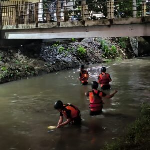 Seorang Balita di Kelurahan Pejeruk Dilaporkan Hilang Terseret Arus Sungai