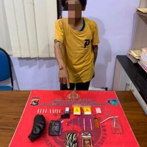 Diduga Kerap Edarkan Sabu, S Diamankan ke Polres Sumbawa