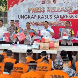 Januari, Satreskrim Polres Sumbawa Amankan 23 Tersangka