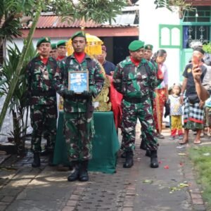 Penghormatan Terakhir Kodim 1607/Sumbawa Kepada Almarhum Purnawirawan TNI