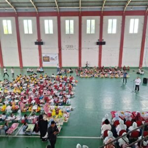 Ratusan Anak Ikuti Lomba Mewarnai Dalam Rangka HUT ke 65 Kabupaten Sumbawa