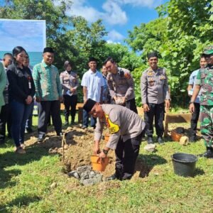 Pembangunan Masjid Bhayangkara Al-Ikhlas Polres Sumbawa Dimulai