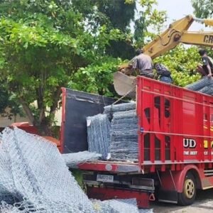 Tangani Wilayah Terdampak Banjir, BPBD Salurkan Ribuan Bronjong