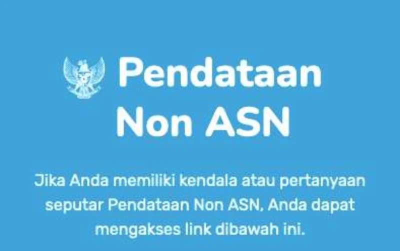 Prosedur Pendaftaran Pendataan Tenaga Non ASN