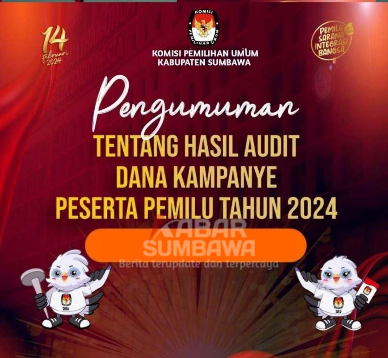 bener pengumuman audit dana kampanye