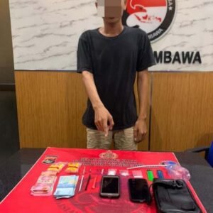 Terduga Pelaku Narkoba Diringkus di Dalam Kamarnya